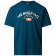 Maglietta da uomo The North Face M S/S Tee Varsity Graphic blu MIDNIGHT PETROL