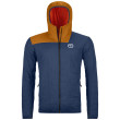 Giacca da uomo Ortovox Swisswool Piz Badus Jacket M blu scuro deep ocean