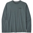 Maglietta da uomo Patagonia P-6 Logo Responsibili Tee LS verde Nouveau Green