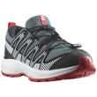 Scarpe da bambino Salomon Xa Pro V8 grigio/rosso Stormy Weather / Zen Blue / Goji Berry