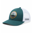 Berretto con visiera Columbia Mesh Snap Back blu/verde Night Wave, Mt Hood Circle Patch