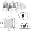 Tenda per minibus Outwell Shalecrest