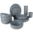 Set di stoviglie Bo-Camp Patom 16 ks grigio chiaro Light grey