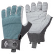 Guanti da ferrata Black Diamond W'S Crag Half-Finger Gloves grigio/verde RagingSea