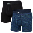 Boxer Saxx Vibe Super Soft Bb 2Pk nero/blu surge spacedye/navy