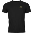 Maglietta da uomo Ortovox 120 Cool Tec Mtn Stripe Ts M nero black raven