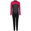 Muta in neoprene Regatta Wmns Full Wetsuit nero/rosa Blk/DkCerise