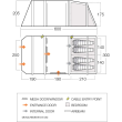 Tenda familiare Vango Lismore Air TC 450 Package