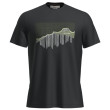 Maglietta da uomo Icebreaker Men Merino 150 Tech Lite III SS Tee Pinnacle Grid nero Black