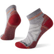 Calzini da donna Smartwool W Performance Hike Light Cushion Ankle grigio/rosso LightGray