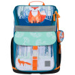 Zaino di scuola Baagl Zippy blu/arancio