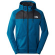 Felpa da uomo The North Face Reaxion Fleece F/Z Hoodie blu Adriatic Blue Dark Heat