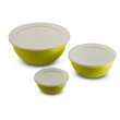 Set di ciotole Omada Sanaliving Bowls Set 3,5L + 1,7L + 0,5L verde chiaro