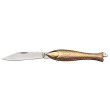 Coltello chiudubile Mikov Pesciolino 130-NZn-1 oro STONEWASH