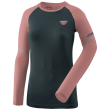 Maglietta da donna Dynafit Alpine Pro W L/S Tee nero/rosa blueberry MOKAROSA/6240