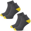 Calze Zulu Everyday 100M 2-pack grigio scuro Dark Grey/Yellow