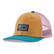 Berretto con visiera per bambini Patagonia Kids' Trucker Hat giallo