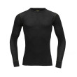 Maglietta da uomo Devold Wool Mesh Man Shirt nero Caviar