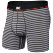 Boxer Saxx Non-Stop Stretch Cotton Boxer Brief Fly grigio HikeStripe/Grey