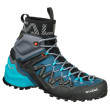 Scarpe da donna Salewa Ws Wildfire Edge Mid Gtx blu/nero Poseidon/Grisaille