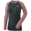 Maglietta da donna Dynafit Alpine Pro Long Sleeve Shirt Women rosa/nero Blueberry/Mokarosa