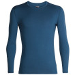 Maglietta da uomo Icebreaker Mens 260 Tech LS Crewe blu PrussianBlue