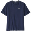 Maglietta da uomo Patagonia P-6 Logo Responsibili Tee blu scuro Classic Navy