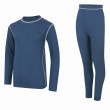 Set sportivo per bambini Dare 2b Pow II Baselayer Set blu scuro MoonLt Denim