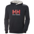 Felpa da uomo Helly Hansen Hh Logo Hoodie blu scuro Navy