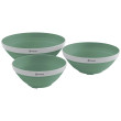 Set di ciotole Outwell Collaps Bowl Set verde scuro Shadow Green