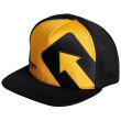 Berretto con visiera Singing Rock Snapback nero/giallo