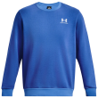 Felpa da uomo Under Armour Essential Flc Novelty Crw blu