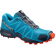 Scarpe da uomo Salomon Speedcross 4 blu FjordBlue/NavyBlazer/CherryTomato