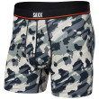 Boxer Saxx Non-Stop Stretch Cotton Boxer Brief Fly bianco/grigio PopGrungeCamo/Graphite