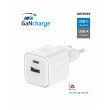 Caricatore Swissten TRAVEL CHARGER GaN 1x USB-C 35W PD + 1x USB-A 27W QC