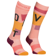 Calze al ginocchio da donna Ortovox Freeride Long Socks Cozy Women's rosa Bloom