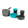 Set di stoviglie Sea to Summit Alpha Set 2.1 grigio/blu Pacific Blue / Grey