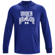 Felpa da uomo Under Armour Rival Terry Graphic HD blu