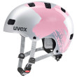 Casco da ciclismo per bambini Uvex Kid 3 nero/argento Silver - Rosé