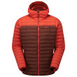 Giacca invernale da uomo Mountain Equipment Particle Hooded Jacket rosso Firedbrick/Cardinal