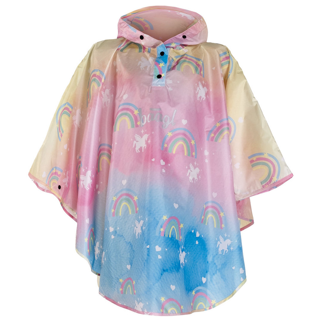 Poncho Impermeabile Leggero Con Cappuccio E Maniche Lunghe Per Bambini – Taglie Da 12 Mesi A 5 Anni