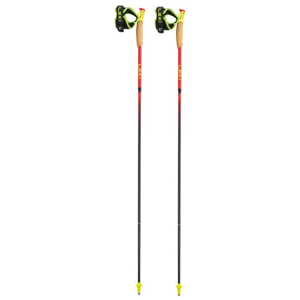 Bastoncini Da Trail Running Leki Ultratrail FX Junior, In Carbonio, Regolabili Fino A 110 Cm, Peso 344g