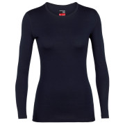 Maglietta da donna Icebreaker W's 260 Tech LS Crewe blu scuro MidnightNavy