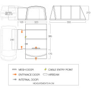 Tenda per minibus Vango Galli CC II Air Low