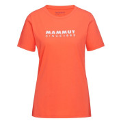 Maglietta da donna Mammut Core T-Shirt Women Logo rosso/arancio peach