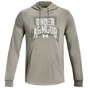 Felpa da uomo Under Armour Rival Terry Graphic HD verde