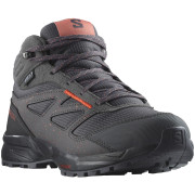 Scarpe da bambino Salomon Outway Mid Climasalomon™ Waterproof grigio Magnet / Phantom / Coral