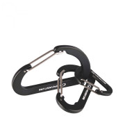 Moschettoni LifeVenture Karabiners (3 Pack) nero