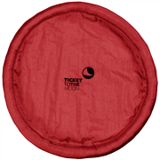 Frisbee tascabile Ticket to the moon Ultimate Moon Disc - Foldable frisbee rosso Burgundy