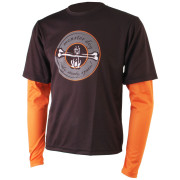 Maglia da ciclismo da uomo Axon Monster dlouhý rukáv nero/arancio